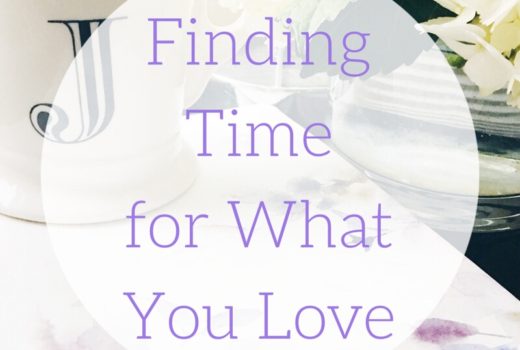 Finding Time for What You Love | www.withgraceandbeauty.com